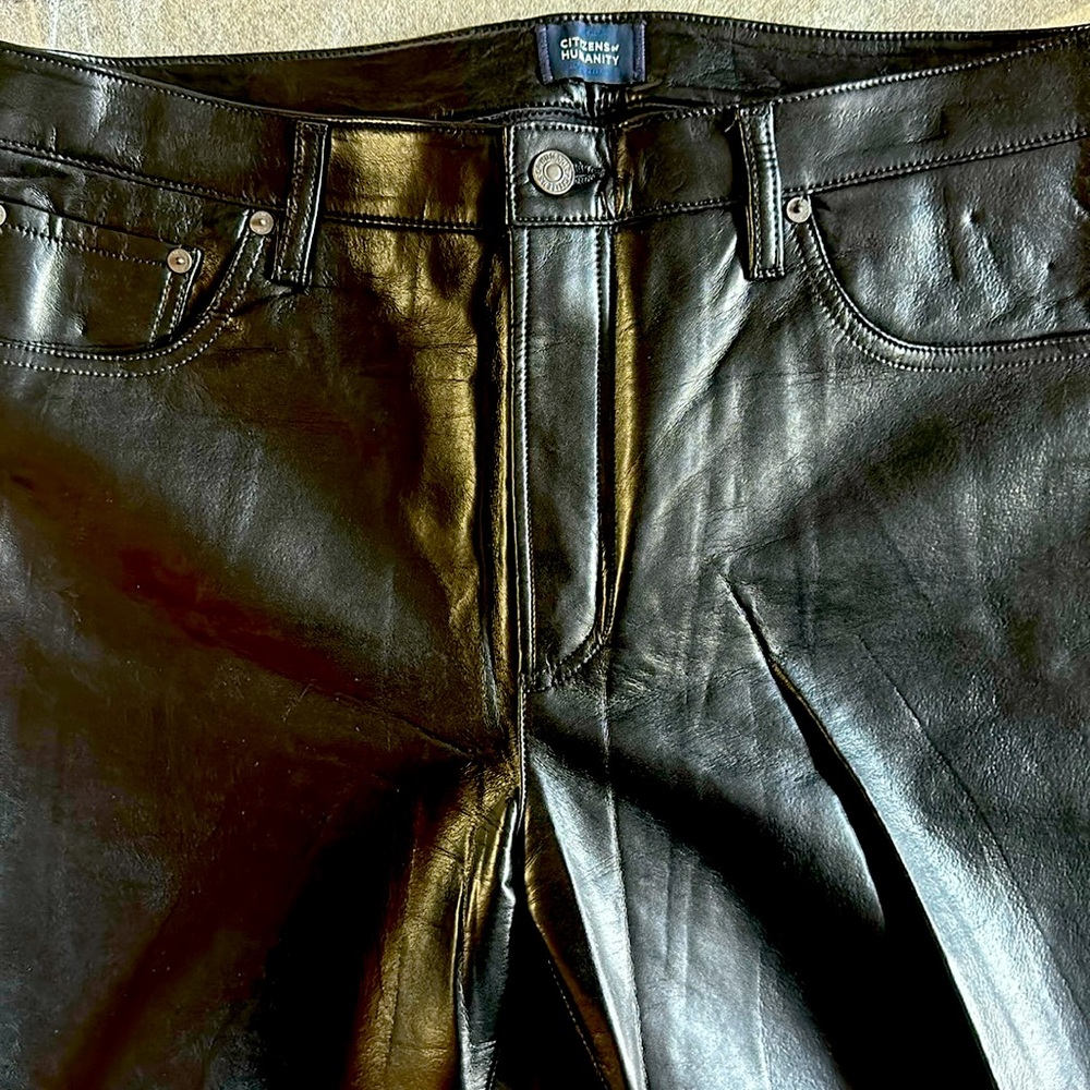 Recycled leather by Citizens of Humanity.